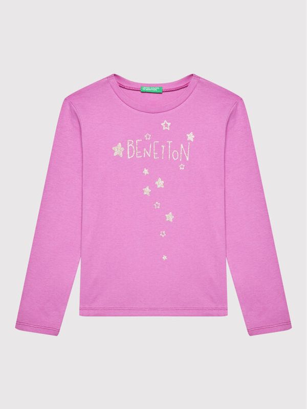 United Colors Of Benetton United Colors Of Benetton Блуза 3I9WG104K Розов Regular Fit