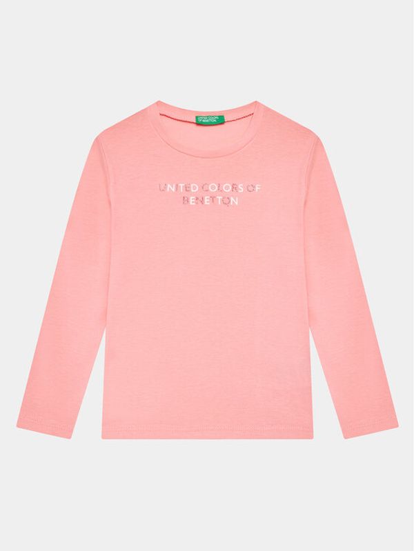United Colors Of Benetton United Colors Of Benetton Блуза 3I9WG10A3 Розов Regular Fit