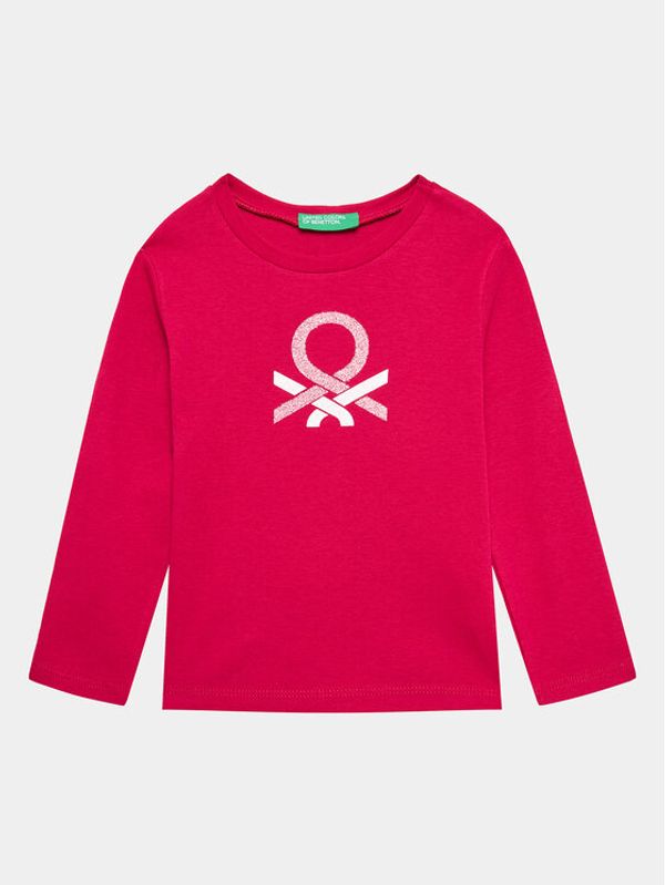 United Colors Of Benetton United Colors Of Benetton Блуза 3I9WG10A3 Розов Regular Fit