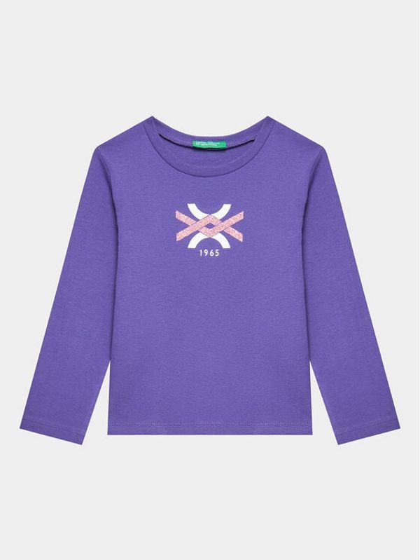 United Colors Of Benetton United Colors Of Benetton Блуза 3I9WG10A3 Син Regular Fit