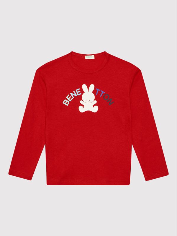 United Colors Of Benetton United Colors Of Benetton Блуза 3I9WMM28A Червен Regular Fit