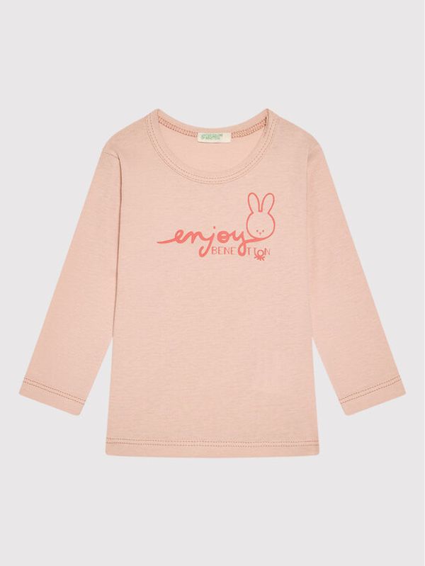 United Colors Of Benetton United Colors Of Benetton Блуза 3I9WMM28A Розов Regular Fit