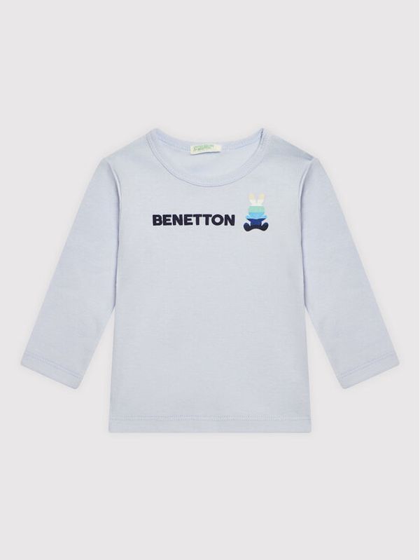 United Colors Of Benetton United Colors Of Benetton Блуза 3I9WMM28A Син Regular Fit