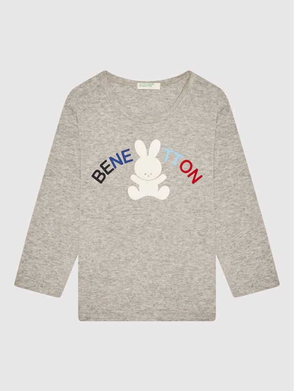 United Colors Of Benetton United Colors Of Benetton Блуза 3I9WMM28A Сив Regular Fit