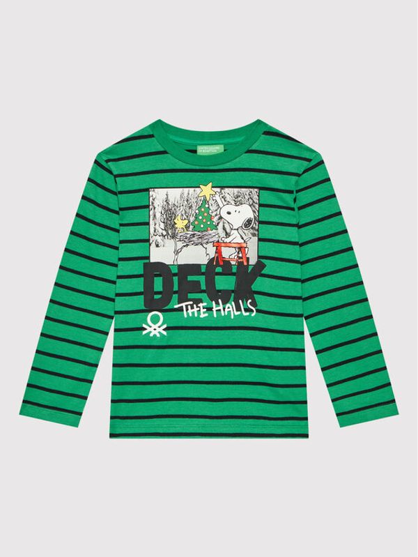 United Colors Of Benetton United Colors Of Benetton Блуза 3NQVC15GF Зелен Regular Fit