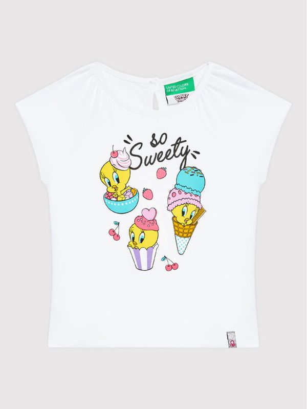 United Colors Of Benetton United Colors Of Benetton Блуза 3U29G103O Бял Regular Fit