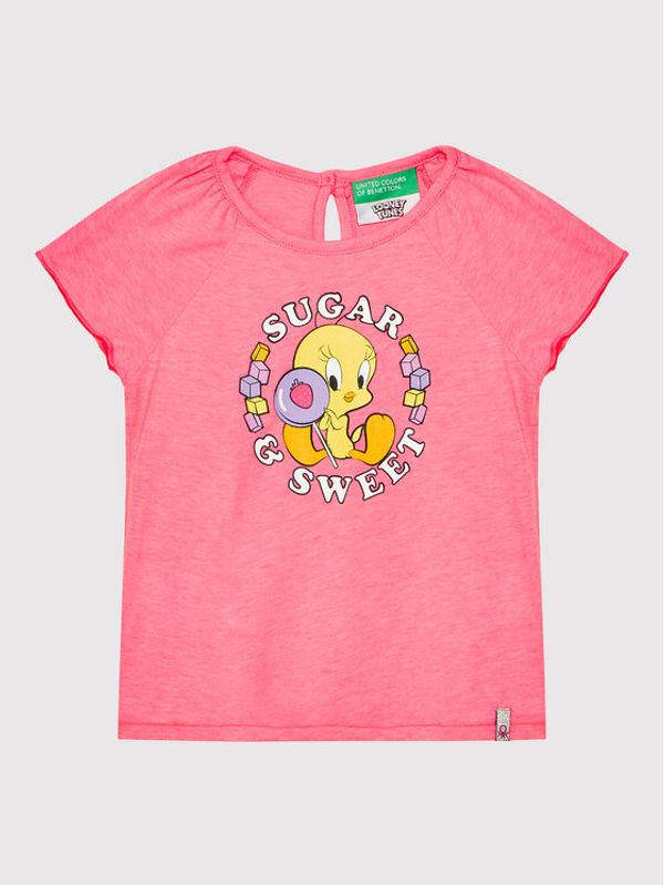 United Colors Of Benetton United Colors Of Benetton Блуза 3U29G103O Розов Regular Fit