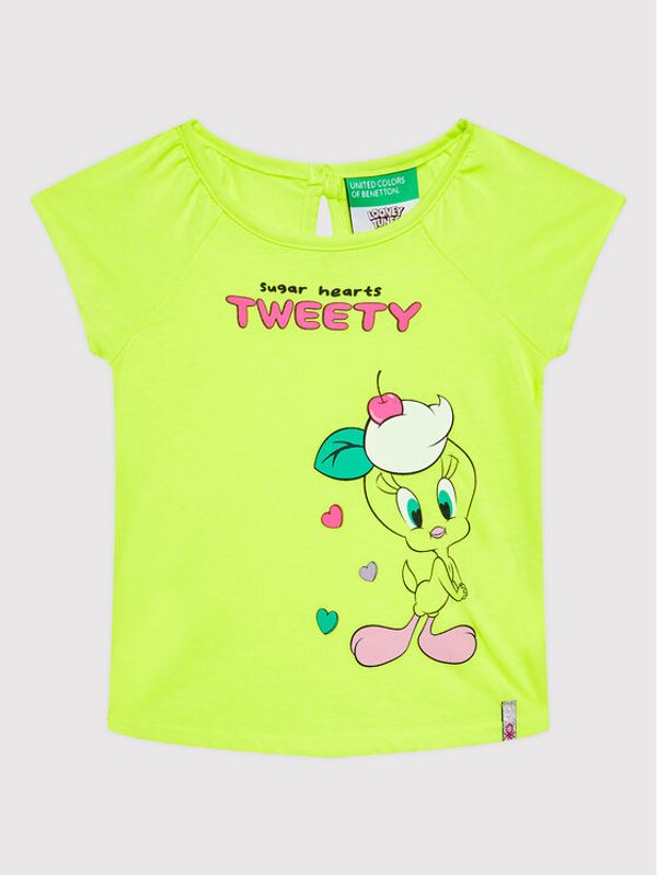 United Colors Of Benetton United Colors Of Benetton Блуза 3U29G103O Жълт Regular Fit