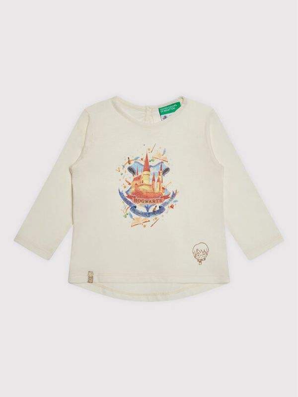 United Colors Of Benetton United Colors Of Benetton Блуза 3VR5C100B Бежов Regular Fit