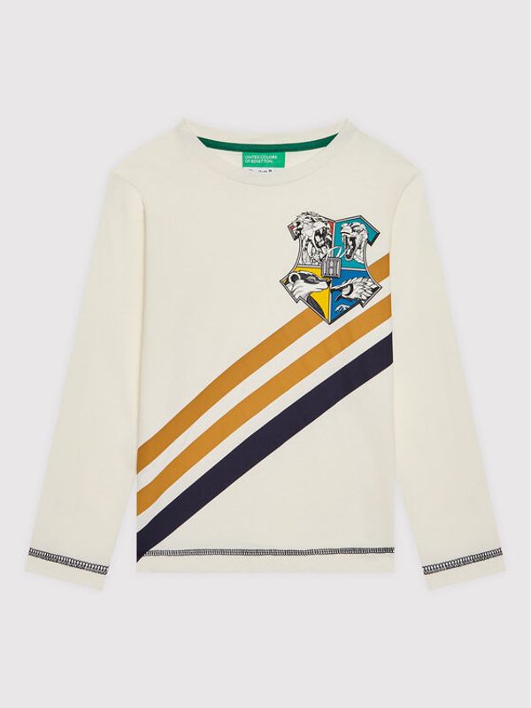 United Colors Of Benetton United Colors Of Benetton Блуза 3VR5C100C Бежов Regular Fit