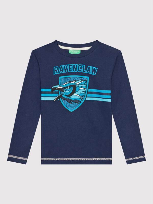 United Colors Of Benetton United Colors Of Benetton Блуза 3VR5C100C Тъмносин Regular Fit