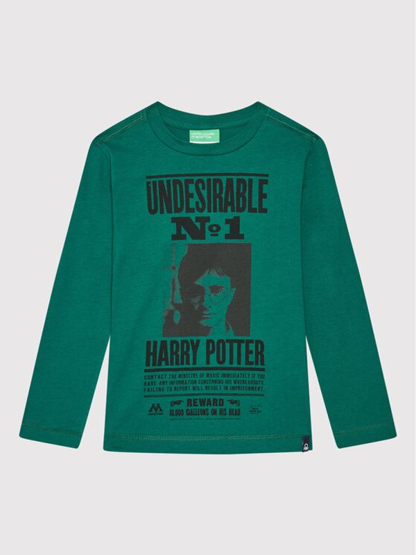 United Colors Of Benetton United Colors Of Benetton Блуза 3VR5C100D Зелен Regular Fit