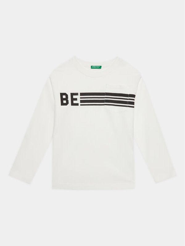 United Colors Of Benetton United Colors Of Benetton Блуза 3VR5C10DN Бял Regular Fit