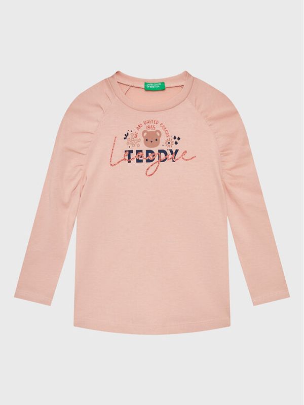 United Colors Of Benetton United Colors Of Benetton Блуза 3VR5G105K Розов Regular Fit