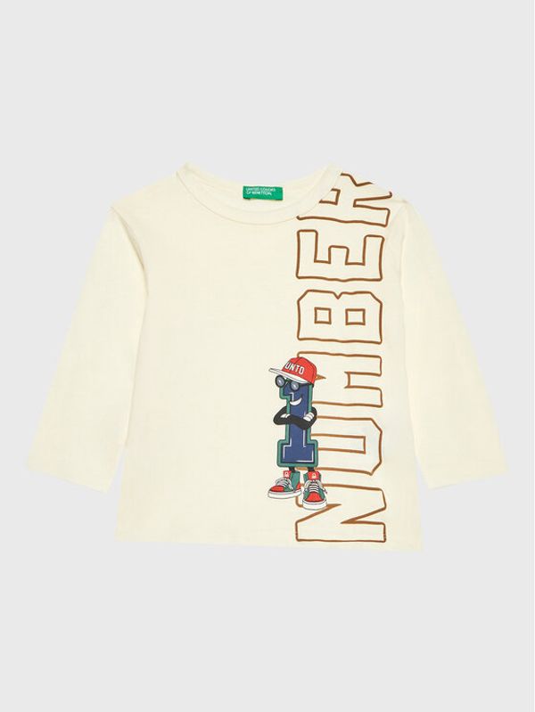 United Colors Of Benetton United Colors Of Benetton Блуза 3VR5G106B Екрю Regular Fit