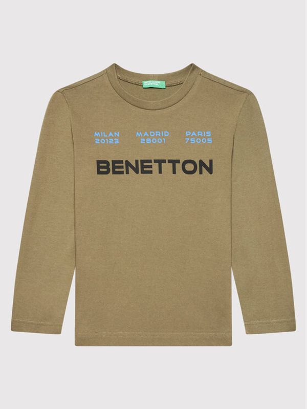 United Colors Of Benetton United Colors Of Benetton Блуза 3VTEC15B7 Зелен Regular Fit