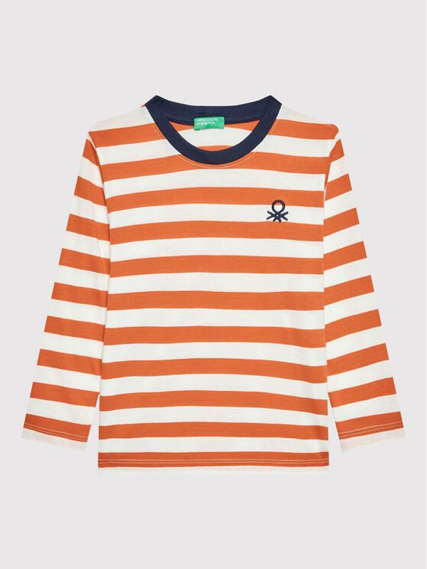 United Colors Of Benetton United Colors Of Benetton Блуза 3XVQG104W Оранжев Regular Fit