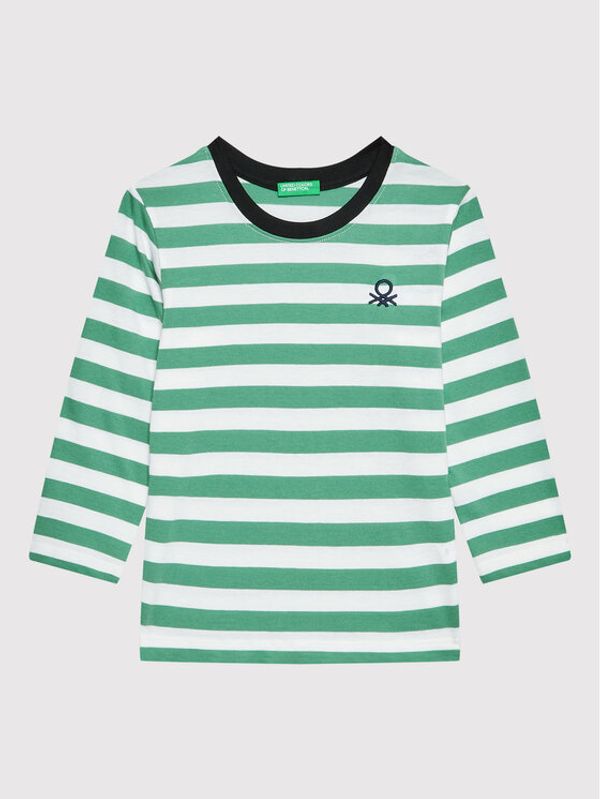 United Colors Of Benetton United Colors Of Benetton Блуза 3XVQG104W Зелен Regular Fit