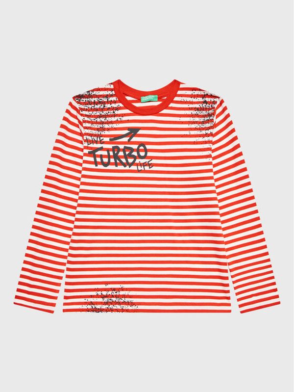 United Colors Of Benetton United Colors Of Benetton Блуза 3XWWC106F Червен Regular Fit