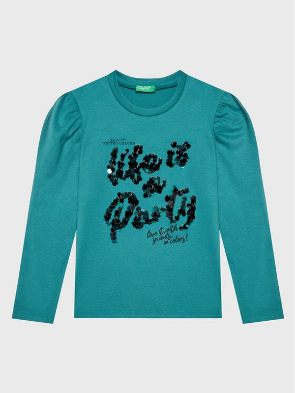 United Colors Of Benetton United Colors Of Benetton Блуза 3YN4C108T Зелен Regular Fit