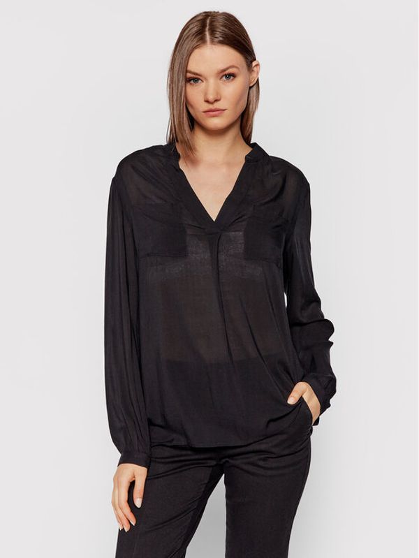 United Colors Of Benetton United Colors Of Benetton Блуза 563U5QCP3 Тъмносин Relaxed Fit