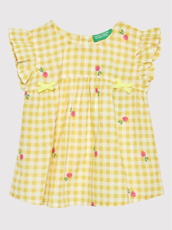 United Colors Of Benetton United Colors Of Benetton Блуза 5IZ3GQ007 Жълт Regular Fit
