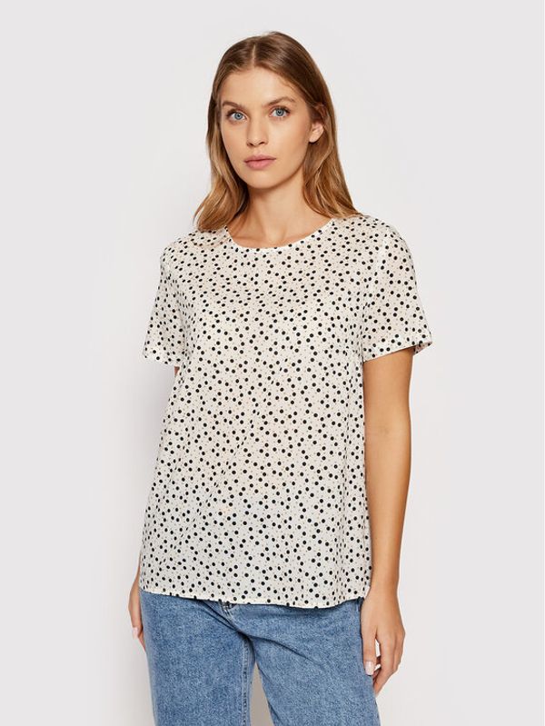 United Colors Of Benetton United Colors Of Benetton Блуза 5OA95QBA4 Бял Regular Fit