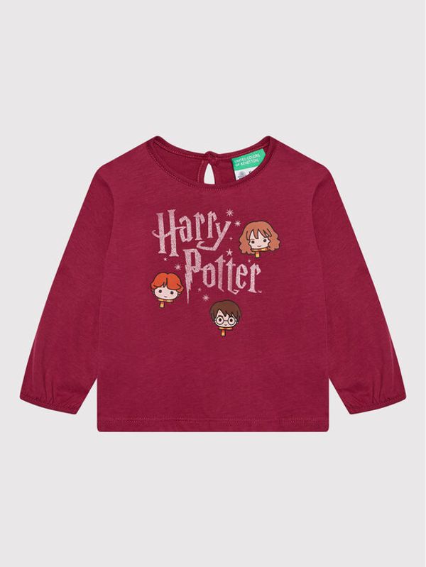 United Colors Of Benetton United Colors Of Benetton Блуза HARRY POTTER 3VR5C100E Бордо Regular Fit