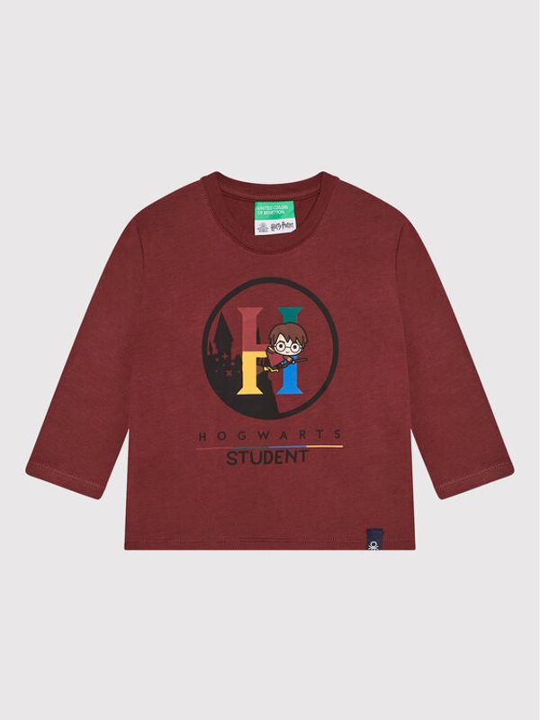 United Colors Of Benetton United Colors Of Benetton Блуза HARRY POTTER 3VR5G100A Бордо Regular Fit