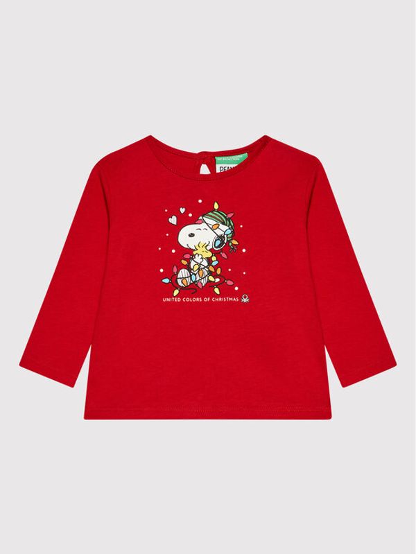 United Colors Of Benetton United Colors Of Benetton Блуза PEANUTS 3ATNC15GL Червен Regular Fit