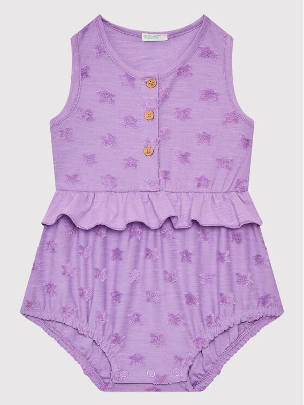 United Colors Of Benetton United Colors Of Benetton Детско боди 31KAAB004 Виолетов Regular Fit