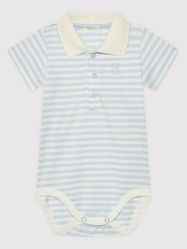 United Colors Of Benetton United Colors Of Benetton Детско боди 32TDMB113 Син Regular Fit