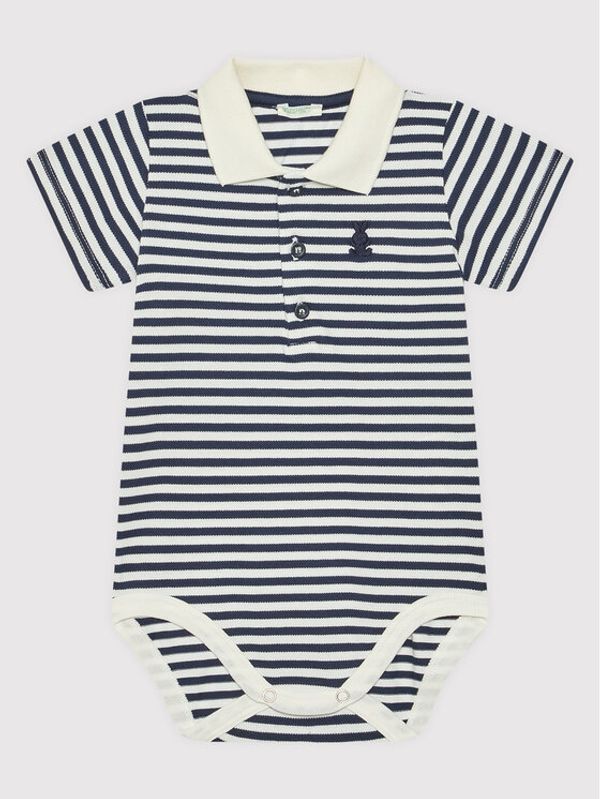 United Colors Of Benetton United Colors Of Benetton Детско боди 32TDMB113 Тъмносин Regular Fit