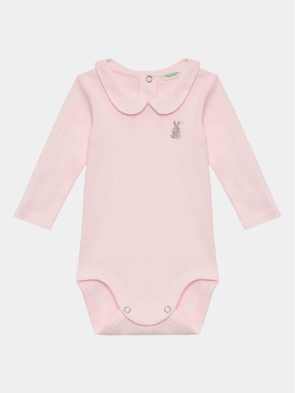United Colors Of Benetton United Colors Of Benetton Детско боди 3I9WAB00G Розов Regular Fit