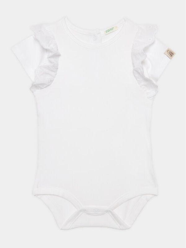 United Colors Of Benetton United Colors Of Benetton Детско боди 3P4ZAB00D Бял Regular Fit