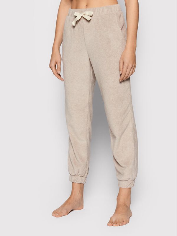 United Colors Of Benetton United Colors Of Benetton Долнище на пижама 3JA43F00C Бежов Regular Fit