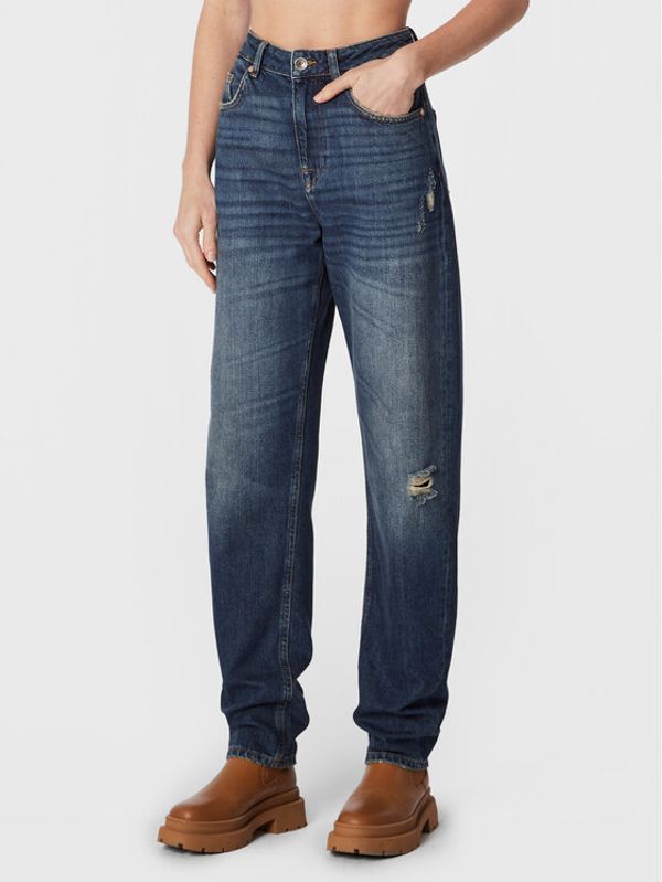 United Colors Of Benetton United Colors Of Benetton Дънки 477UDE00T Тъмносин Loose Fit