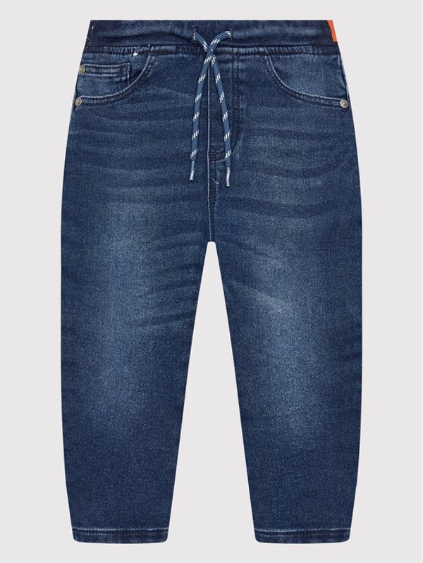 United Colors Of Benetton United Colors Of Benetton Дънки 49BPGE008 Тъмносин Carrot Fit