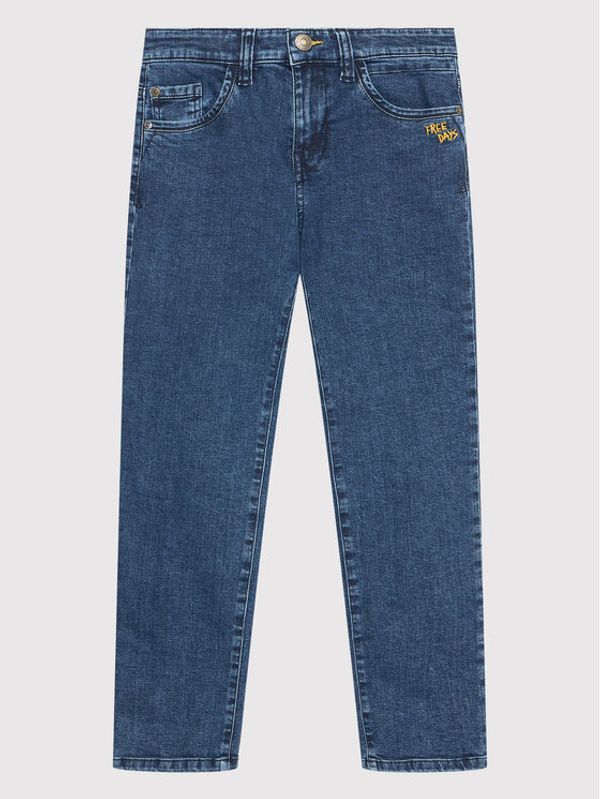 United Colors Of Benetton United Colors Of Benetton Дънки 4DMT57PM0 Тъмносин Slim Fit