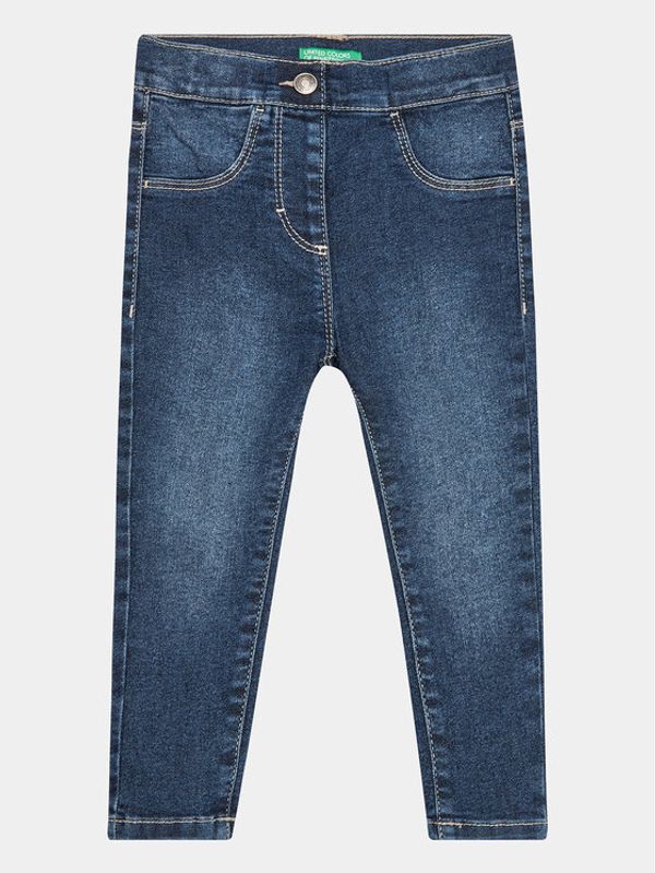 United Colors Of Benetton United Colors Of Benetton Дънки джегингс 4RW4GE00I Син Regular Fit
