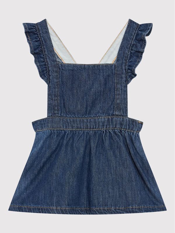 United Colors Of Benetton United Colors Of Benetton Дънкова рокля 4AD6GT005 Тъмносин Regular Fit