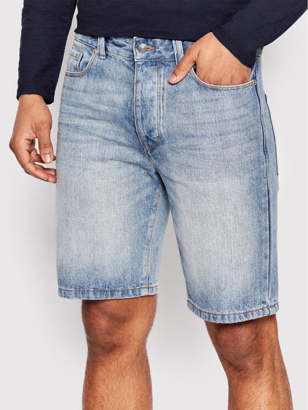 United Colors Of Benetton United Colors Of Benetton Дънкови шорти 4AW759528 Син Regular Fit