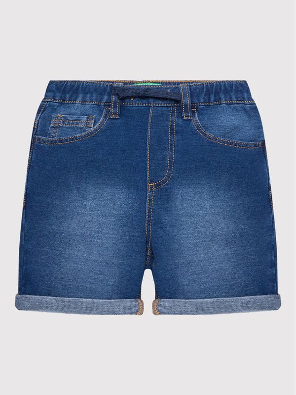 United Colors Of Benetton United Colors Of Benetton Дънкови шорти 4BAYC900L Тъмносин Regular Fit