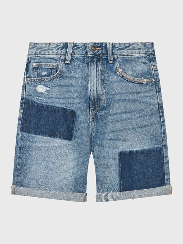 United Colors Of Benetton United Colors Of Benetton Дънкови шорти 4H0DC901D Син Relaxed Fit