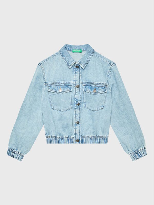 United Colors Of Benetton United Colors Of Benetton Дънково яке 25HHCN02E Син Regular Fit