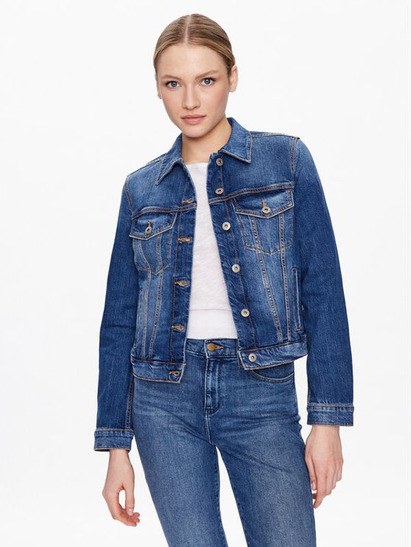 United Colors Of Benetton United Colors Of Benetton Дънково яке 27YFDN00N Тъмносин Regular Fit