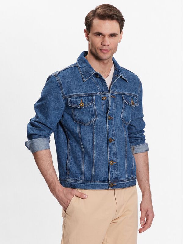 United Colors Of Benetton United Colors Of Benetton Дънково яке 2AW753GV8 Син Regular Fit