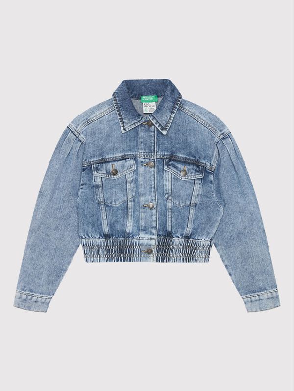 United Colors Of Benetton United Colors Of Benetton Дънково яке 2UGJCN00A Син Regular Fit