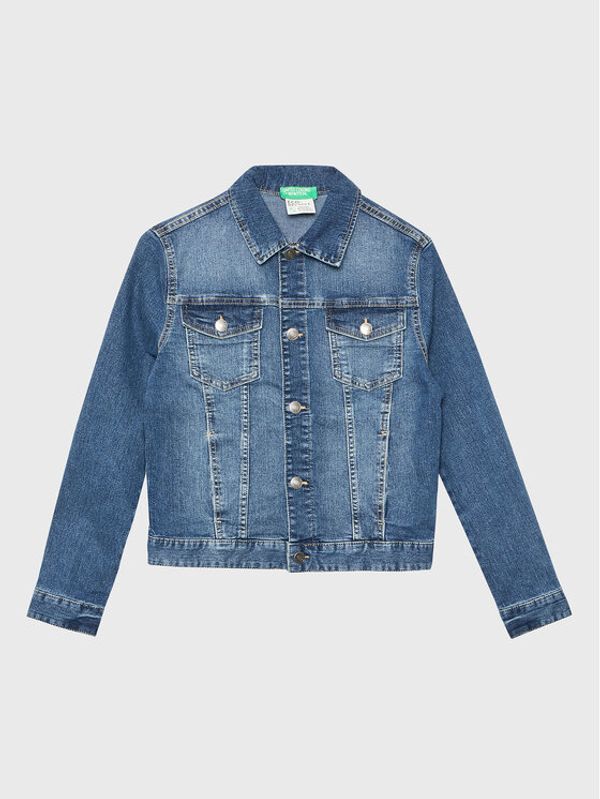 United Colors Of Benetton United Colors Of Benetton Дънково яке 2XA2CN022 Тъмносин Regular Fit