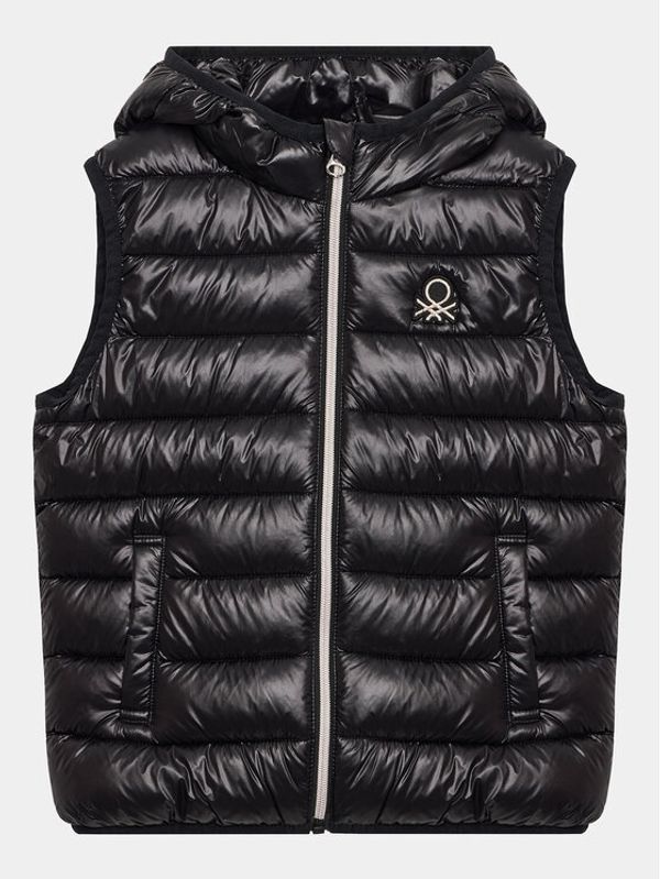 United Colors Of Benetton United Colors Of Benetton Елек 21INCJ008 Черен Regular Fit